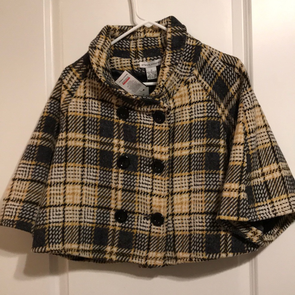 Steve Madden cropped jacket, Medium, NWT